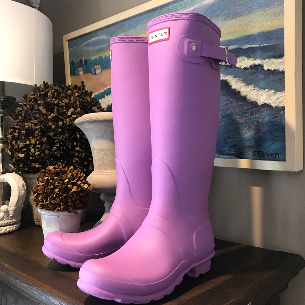 N w/o box Hunter Original Tall boots women’s 7